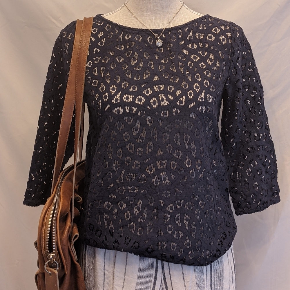 Loft Ann Taylor Lace Top - Size PS